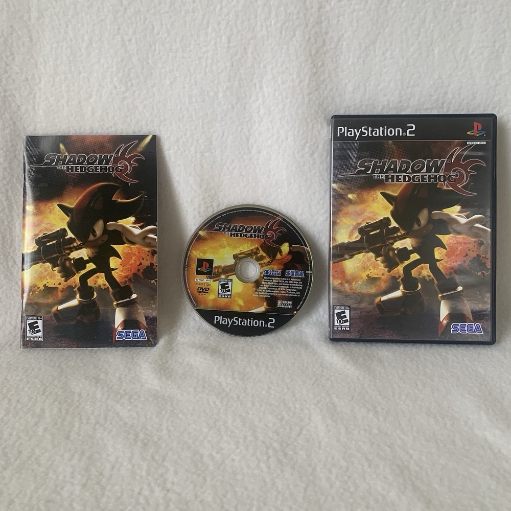Shadow the Hedgehog - PlayStation 2, PS2 * Complete in Box * Tested * Works